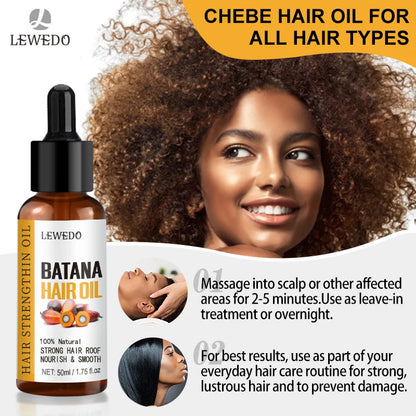 Lewedo Batana Hair Oil Growth Serum Moisturizing Soothing Scalp Hair