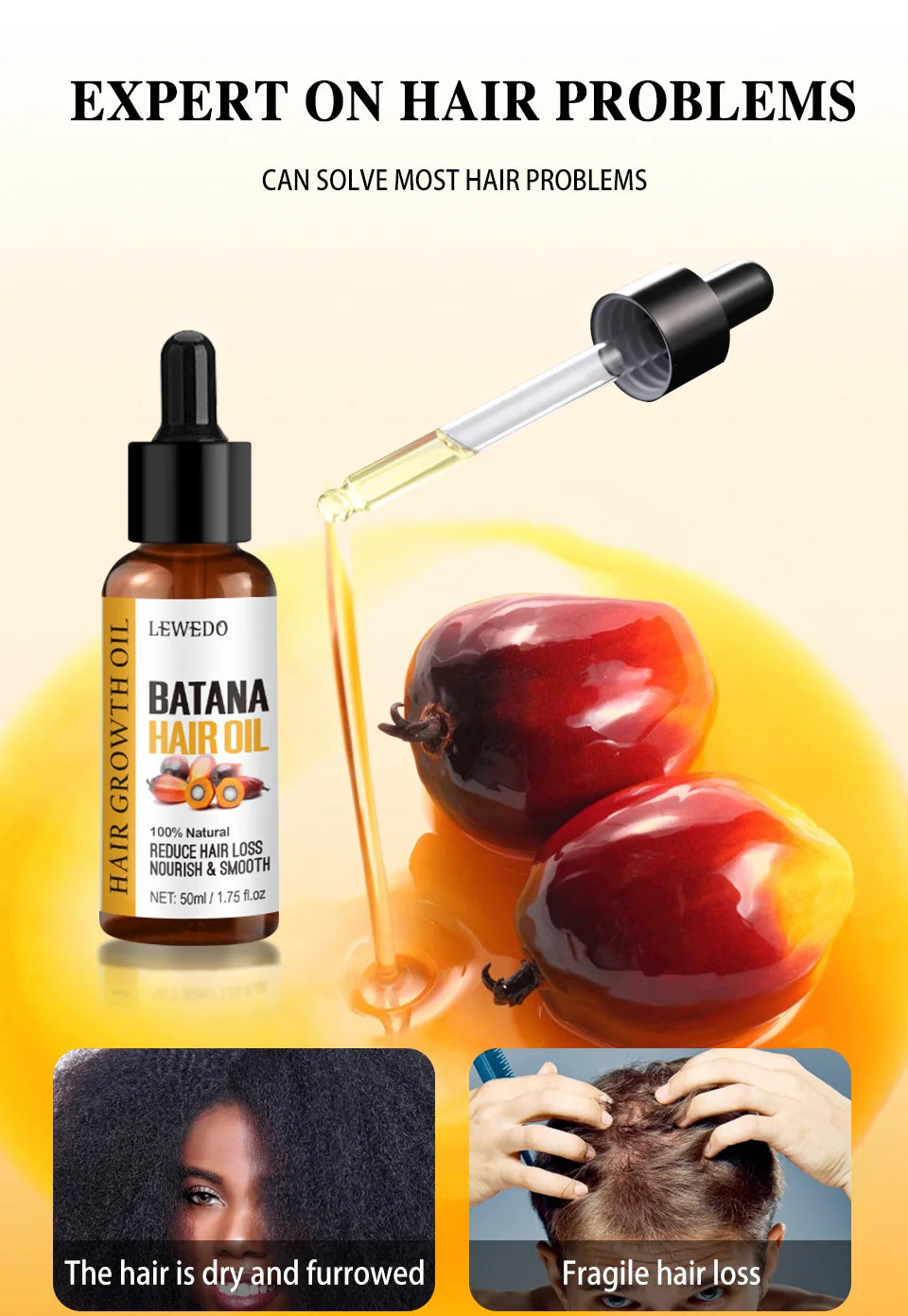 LEWEDO Batana Oil  Natural Hair Care