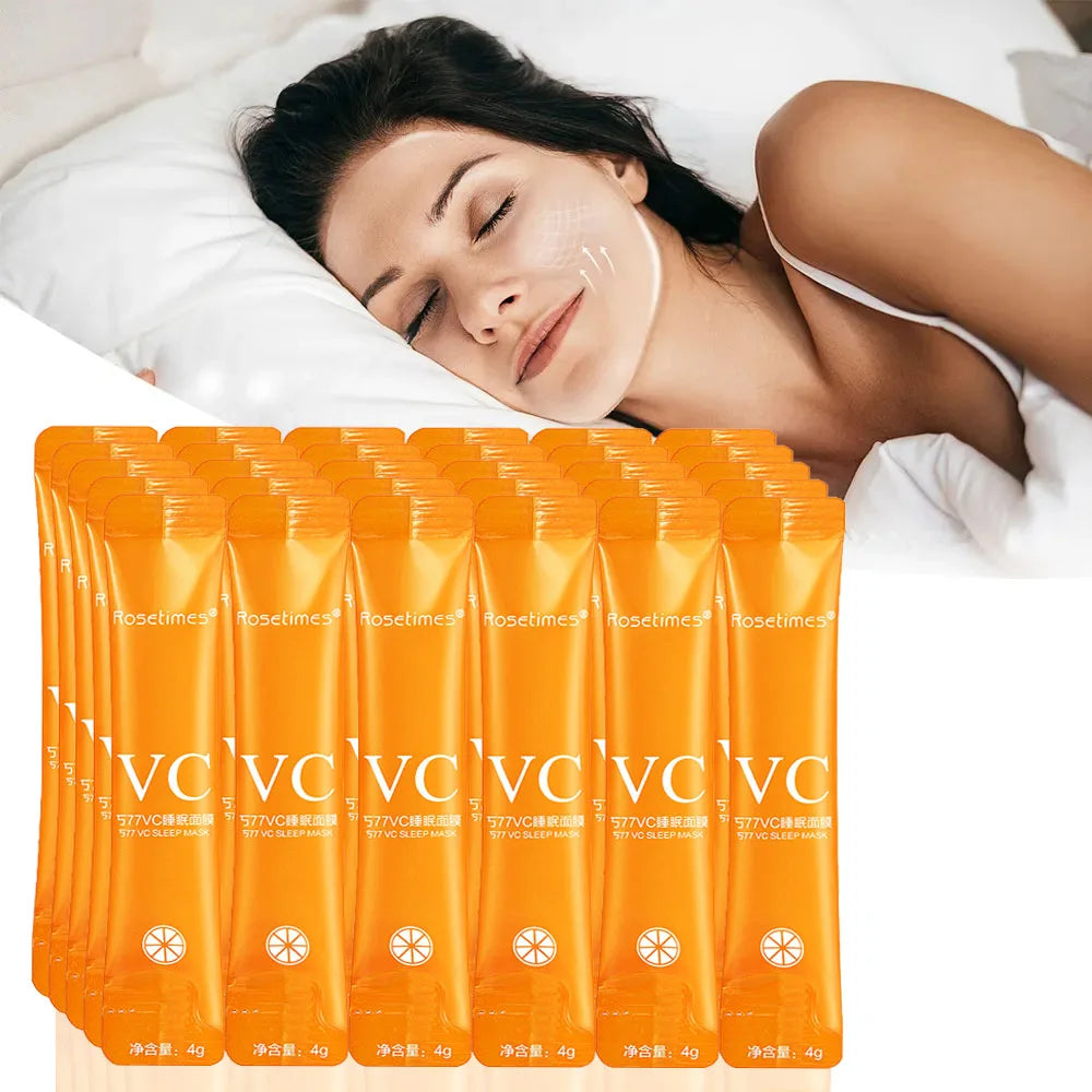 Vitamin C Sleeping Masks Beauty Face Moisturizing