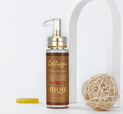 AILKE skin whitening facial serum, reduces blemishes, moisturizes, evens out