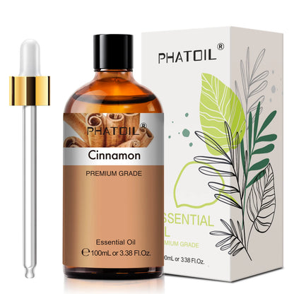 PHATOIL Essential Oils Lemon Eucalyptus Sweet Orange Cinnamon, Vanilla, Oils