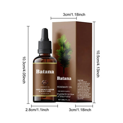 Batana Oil with Rosemary for Hair Growth Nourish Scalp Detox for Strong Healthy