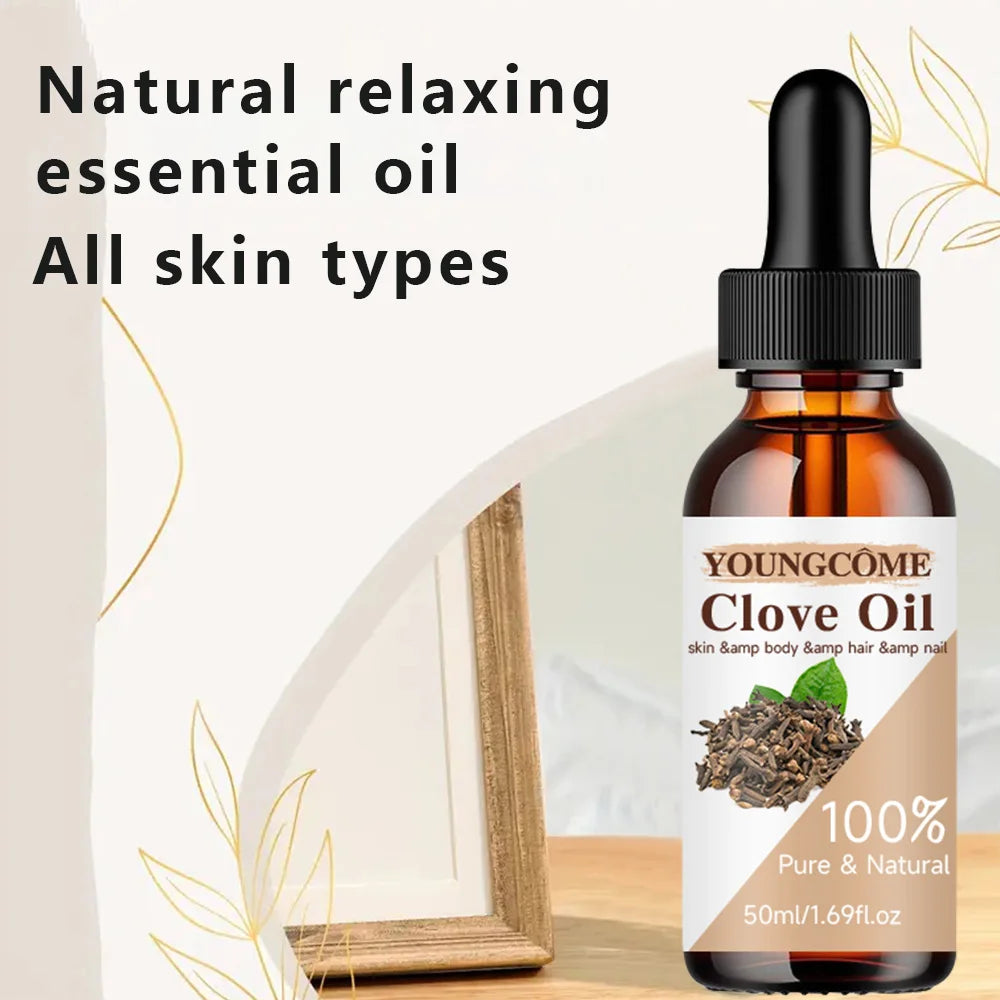 Clove Essential Oil Natural - Skin, Hair & Nail Care