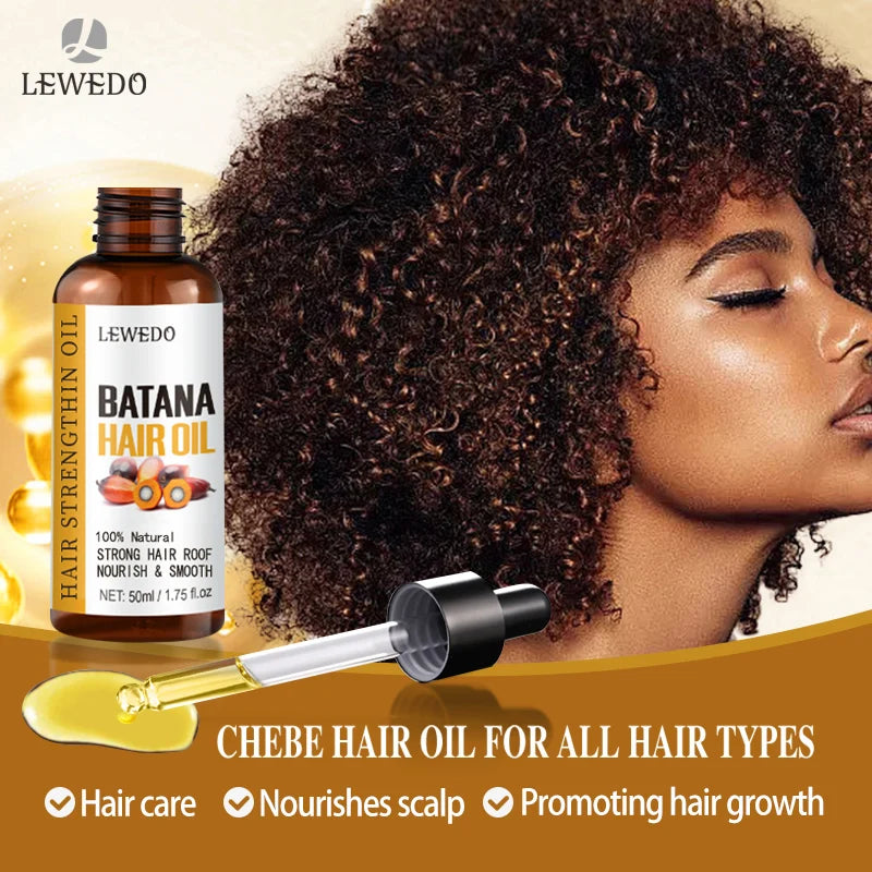 Lewedo Batana Hair Oil Growth Serum Moisturizing Soothing Scalp Hair