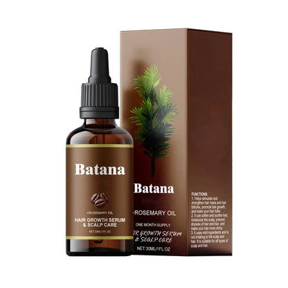 Batana Oil with Rosemary for Hair Growth Nourish Scalp Detox for Strong Healthy