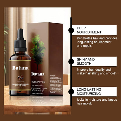 Batana Oil with Rosemary for Hair Growth Nourish Scalp Detox for Strong Healthy