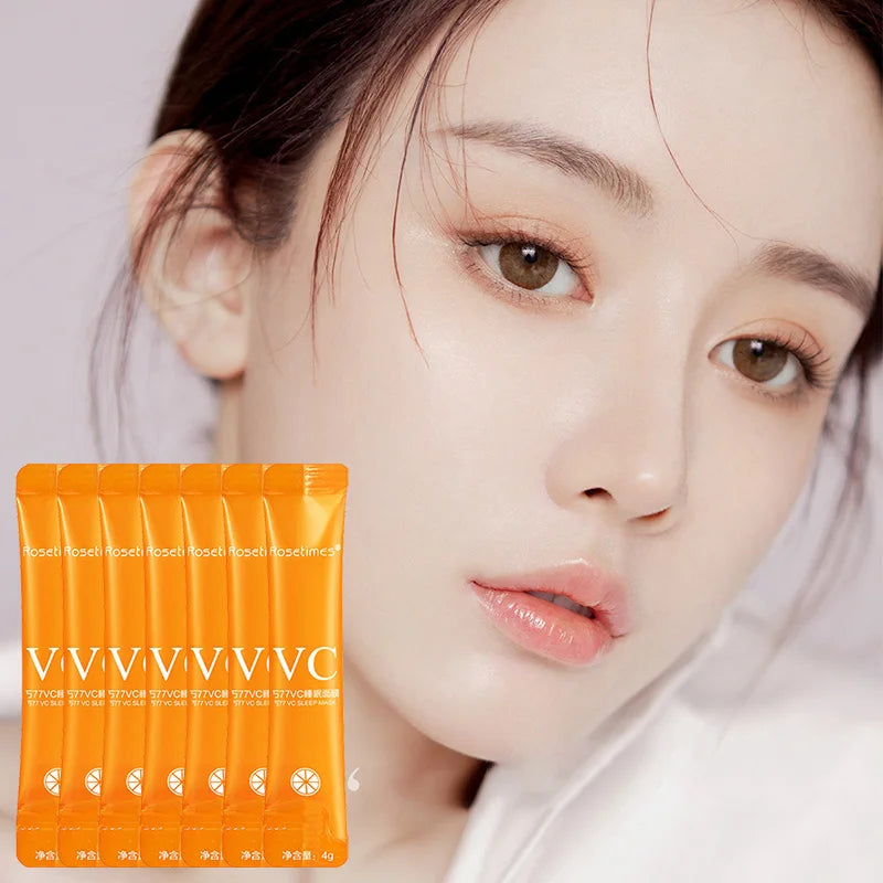 Vitamin C Sleeping Masks Beauty Face Moisturizing