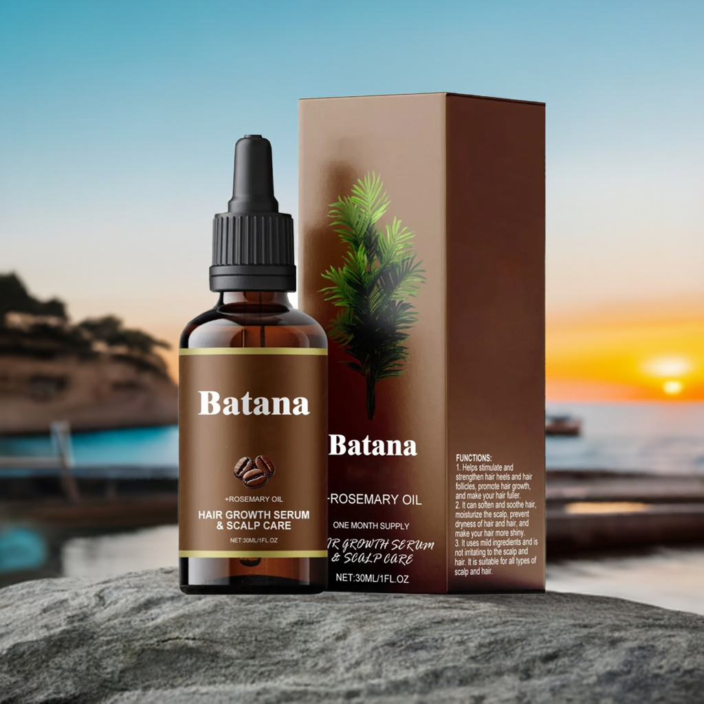 Batana Oil with Rosemary for Hair Growth Nourish Scalp Detox for Strong Healthy