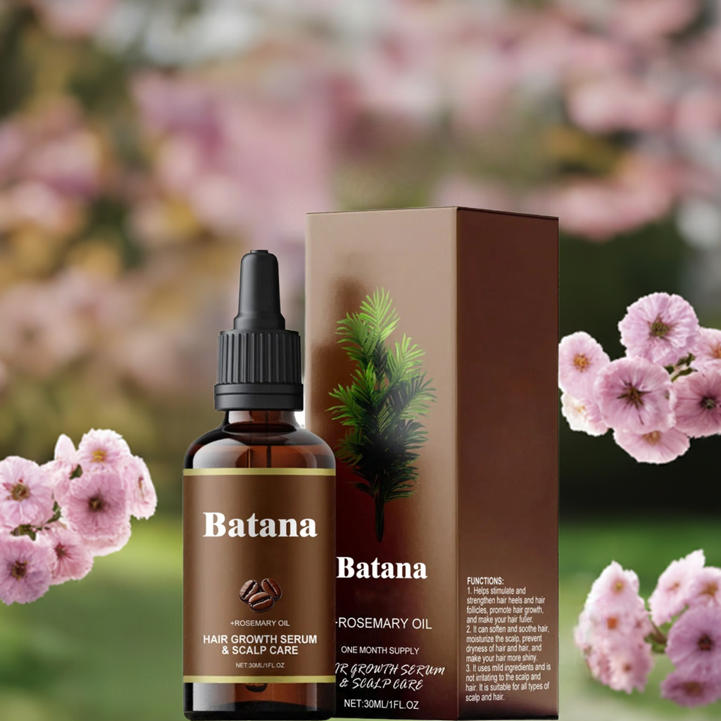 Batana Oil with Rosemary for Hair Growth Nourish Scalp Detox for Strong Healthy