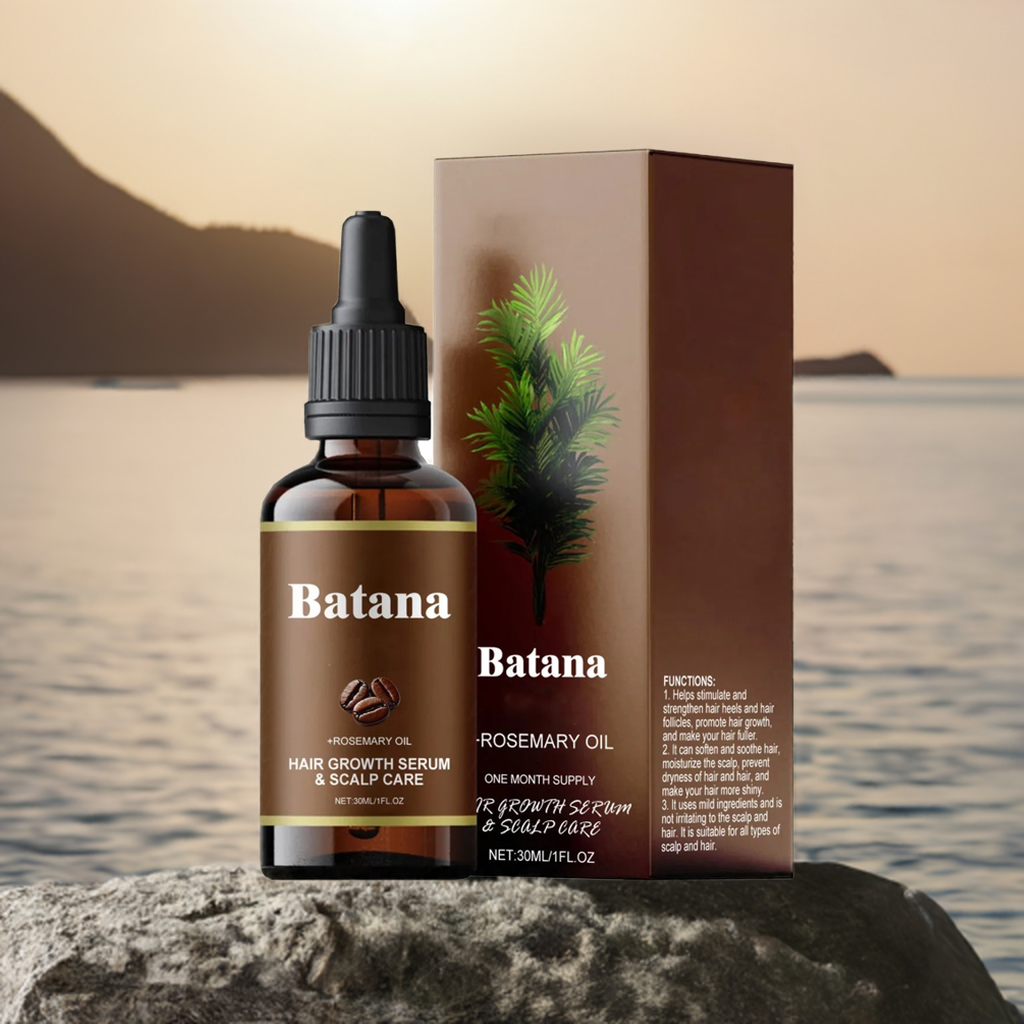 Batana Oil with Rosemary for Hair Growth Nourish Scalp Detox for Strong Healthy