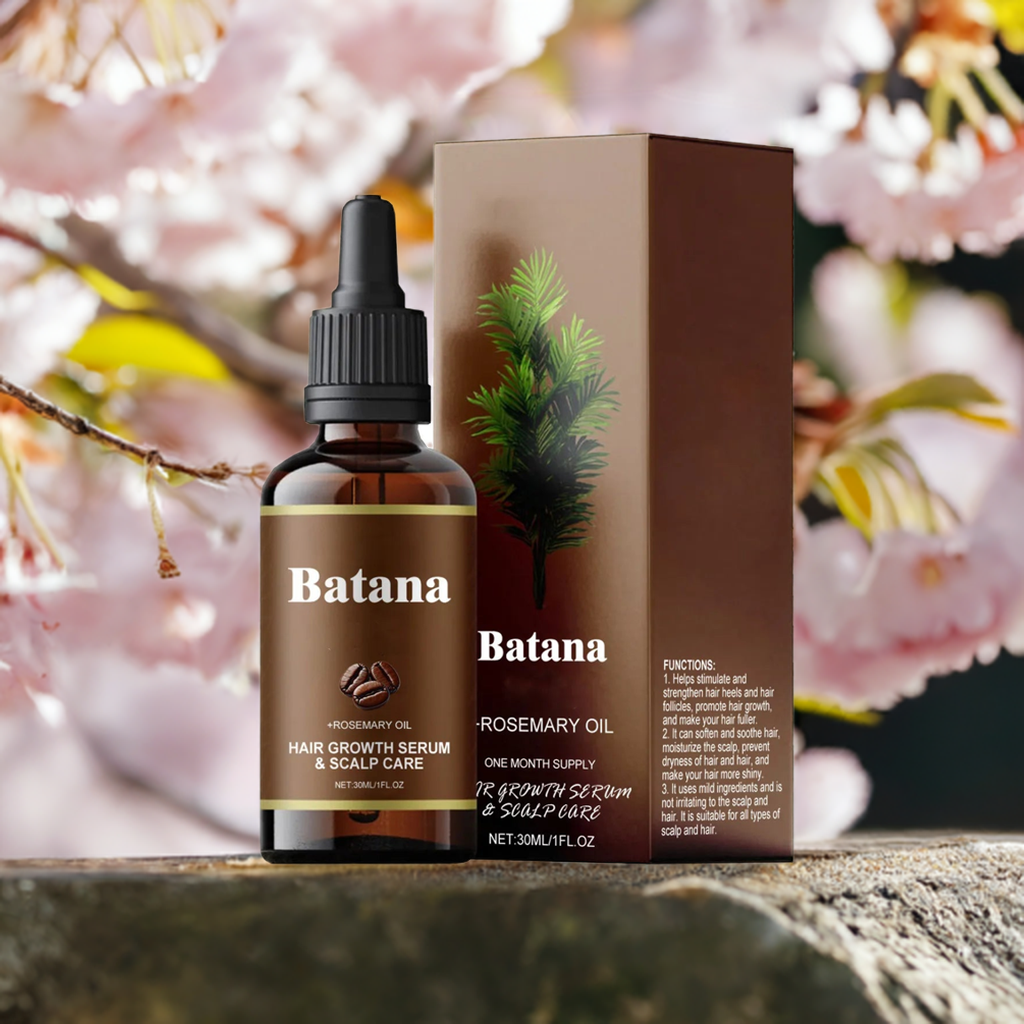 Batana Oil with Rosemary for Hair Growth Nourish Scalp Detox for Strong Healthy