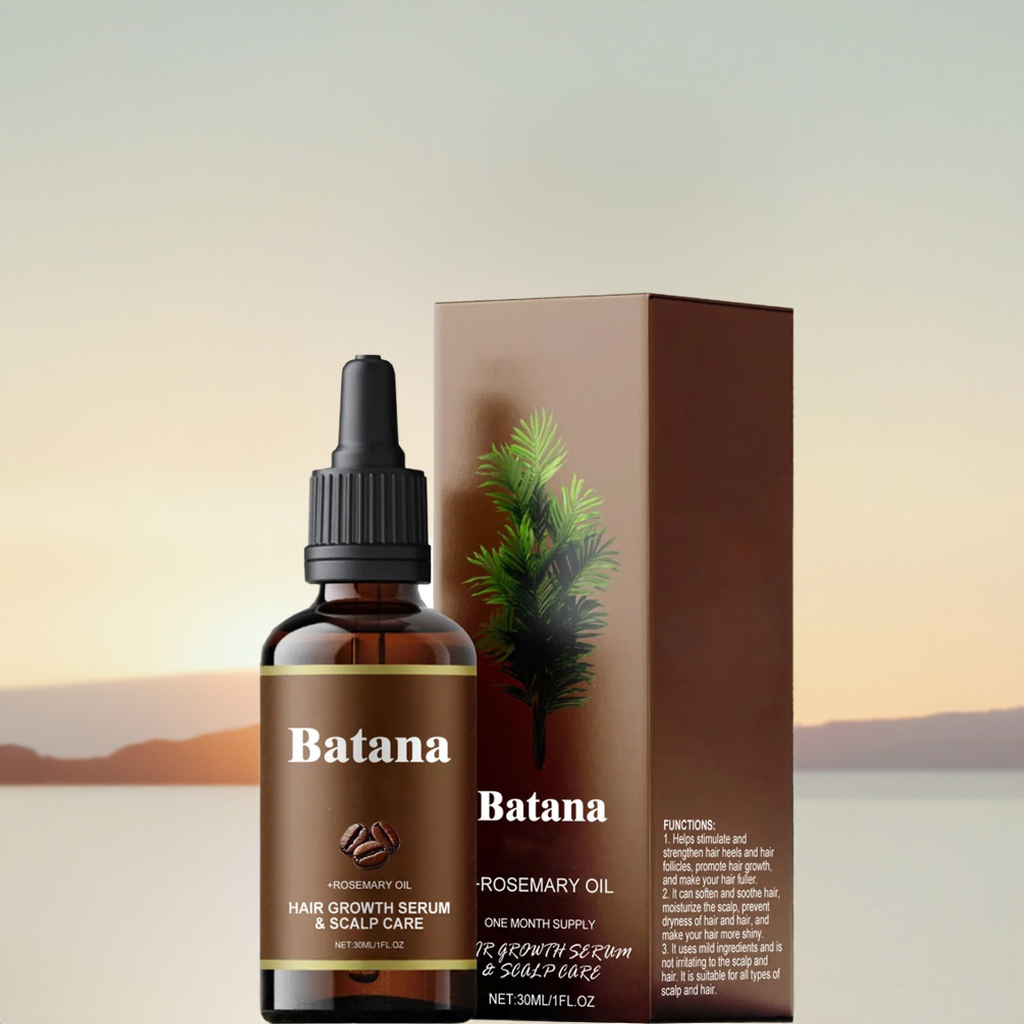 Batana Oil with Rosemary for Hair Growth Nourish Scalp Detox for Strong Healthy